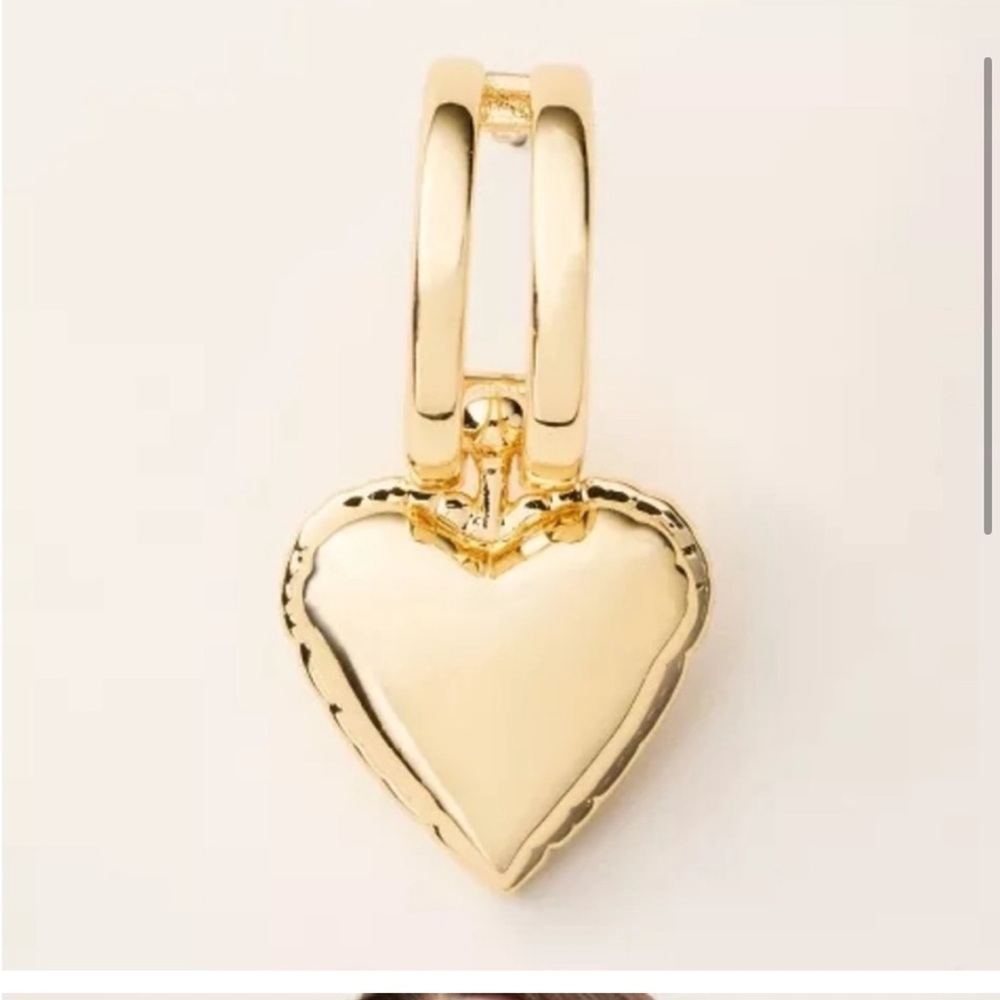 NWT! Kate Spade x Target Gold Balloon Heart Drop Earrings - Picture 3 of 5